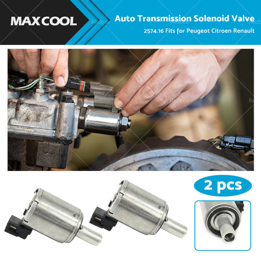 {{ 2x Auto Transmission Solenoid Valve Suitable For Peugeot Citroen Renault 257416 }} - Buy Car Parts Online at {{ Kaka Auto Parts }}.