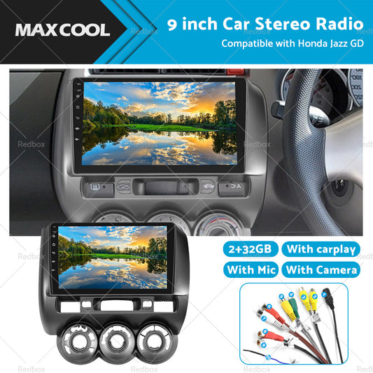 {{ 32GB Android11 GPS Navi Car Stereo Radio 9inch Head Unit Suitable For Honda Jazz GD }} - Buy Car Parts Online at {{ Kaka Auto Parts }}.