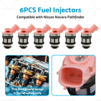 {{ 6PCS Fuel Injectors Suitable For Nissan Navara D21 D22 Pathfinder 16600-9S200 }} - Buy Car Parts Online at {{ Kaka Auto Parts }}.