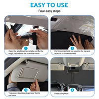Wind Screen Sun Shade UV Block Foldable Suitable For Honda CR-V 2017-2023