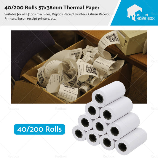 {{ 200 Pcs Thermal Paper Credit Card&Cash Register POS EFTPOS Rolls Receipt Paper }} - Buy Car Parts Online at {{ Kaka Auto Parts }}.