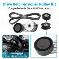 {{ Drive Belt Tensioner Pulley Kit Suitable for Great Wall V200 X200 2. 0L Diesel }} - Buy Car Parts Online at {{ Kaka Auto Parts }}.