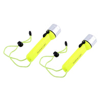 180Lm LED Scuba Diving Flashlight Torch Suitable For Underwater Waterproof Lighting