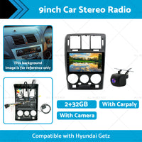 {{ 32GB 9in Car Radio Stereo Apple Android 13 w or Cam For Suitable for Hyundai Getz }} - Buy Car Parts Online at {{ Kaka Auto Parts }}.