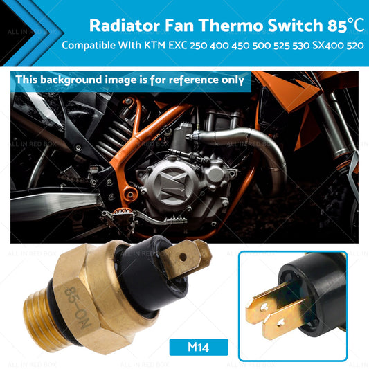 {{ M14 Radiator Fan Thermo Switch 85隆忙 Suitable For KTM EXC 250 400 450 500 525 530 }} - Buy Car Parts Online at {{ Kaka Auto Parts }}.