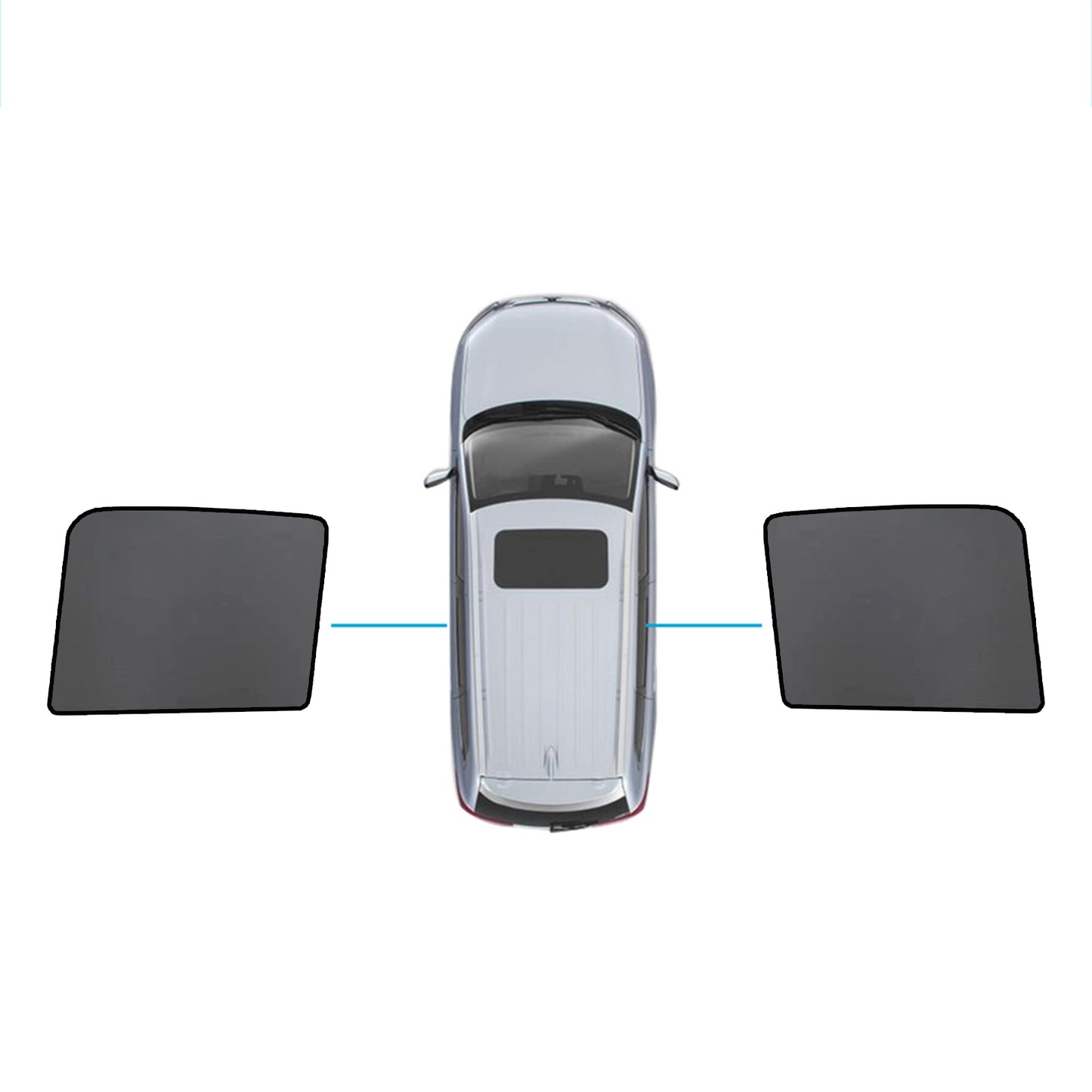 {{ Magnetic Mesh Sun Blind Shades Suitable for Volvo XC40 2018-2024 On Front/Rear }} - Buy Car Parts Online at {{ Kaka Auto Parts }}.
