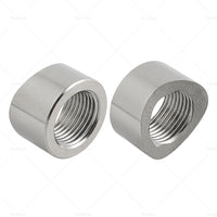 {{ 2PCS O2 Oxygen Sensor Curve Notched Nut Bung 304 Stainless Steel M18 X 1. 5 }} - Buy Car Parts Online at {{ Kaka Auto Parts }}.
