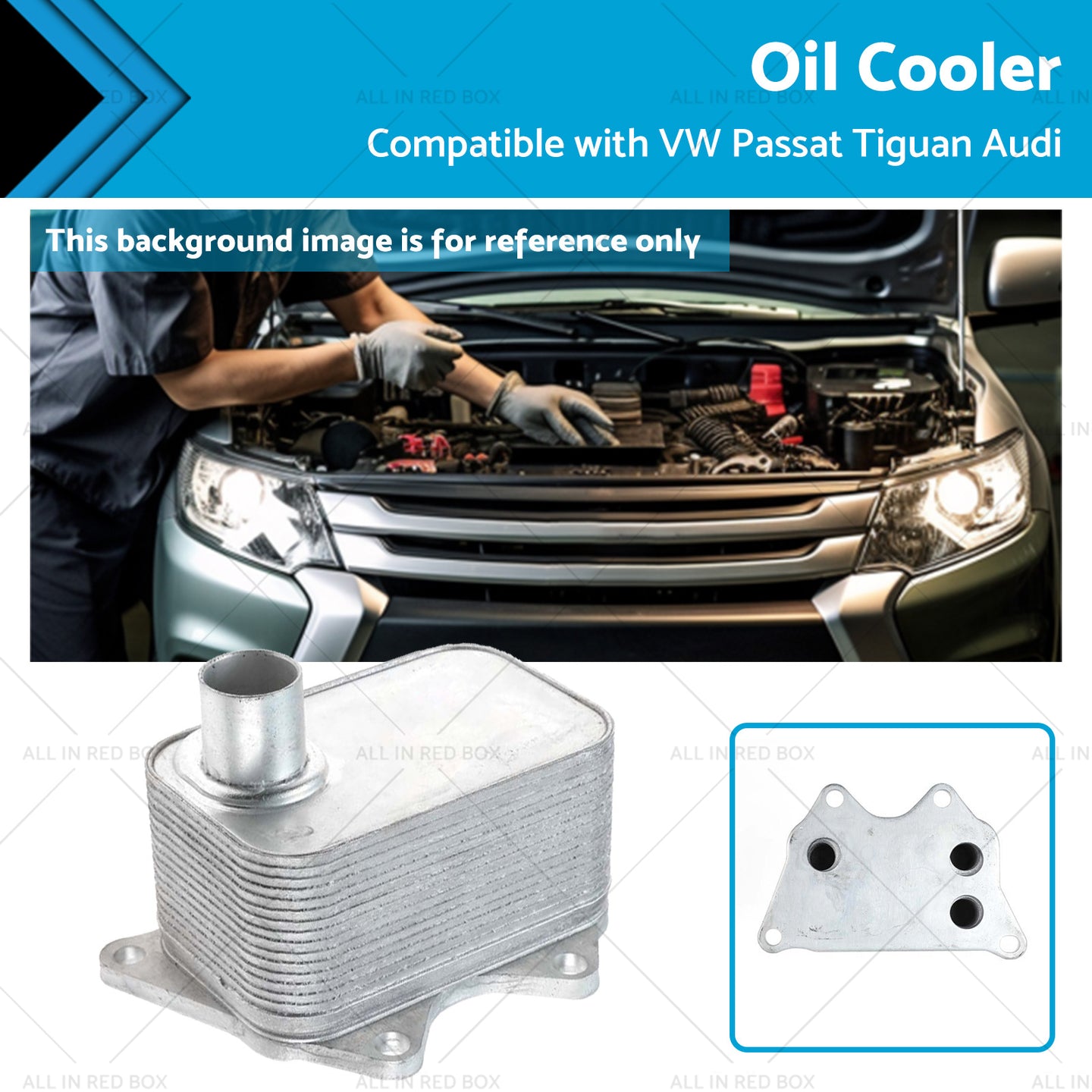 {{ Oil Cooler Suitable for VW Passat Tiguan Audi A4 A5 A6 TT Skoda Octavia Superb }} - Buy Car Parts Online at {{ Kaka Auto Parts }}.