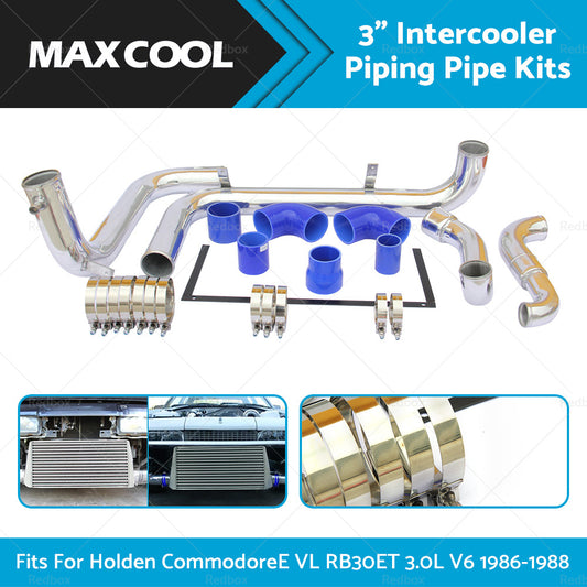 {{ 3 inch  INTERCOOLER PIPING PIPE KITS fit HOLDEN COMMODORE VL RB30ET 3. 0L V6 1986-1988 }} - Buy Car Parts Online at {{ Kaka Auto Parts }}.