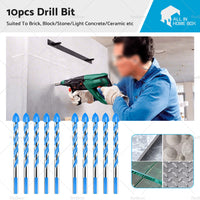{{ 10PCS 6mm Tungsten Carbide Drill Bit Set For Porcelain Tile Concrete Brick Glass }} - Buy Car Parts Online at {{ Kaka Auto Parts }}.