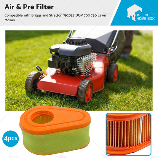 {{ 4xAir Filter Suitable ForSelected Briggs Dov Motors 700 750 100607 100802 792038 }} - Buy Car Parts Online at {{ Kaka Auto Parts }}.