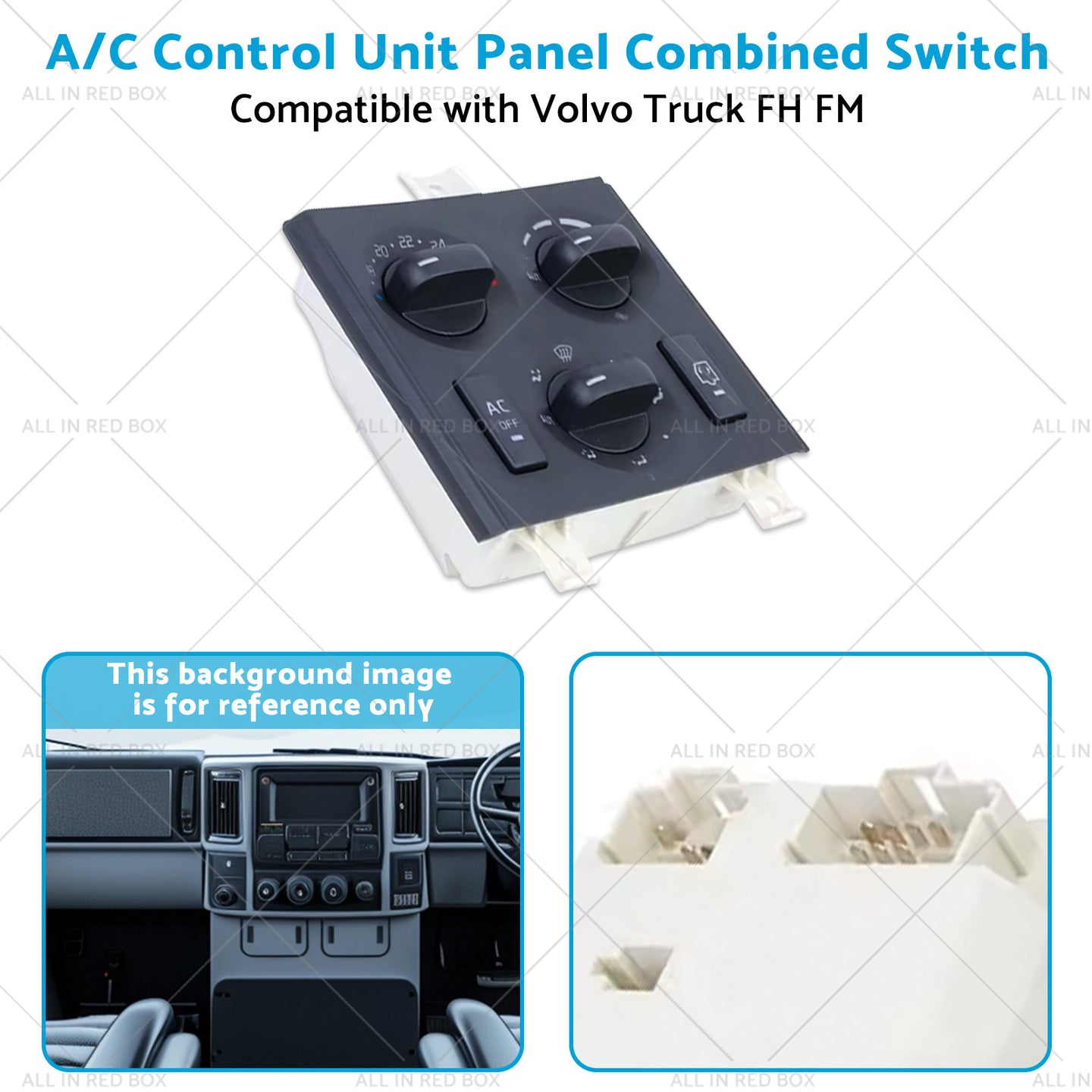 {{ 21272395 21318123 A or C Control Unit Panel Combined Switch Suitable for Truck FM }} - Buy Car Parts Online at {{ Kaka Auto Parts }}.