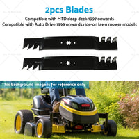 {{ 2x 42inch Blade Suitable for MTD  and  Cub Cadet ZTR RZT42 Gator Type Toothed Mulching }} - Buy Car Parts Online at {{ Kaka Auto Parts }}.