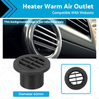 {{ 60mm,Diesel Heater Ducting Warm Air Vent Directional Outlet or Suitable For Webasto }} - Buy Car Parts Online at {{ Kaka Auto Parts }}.