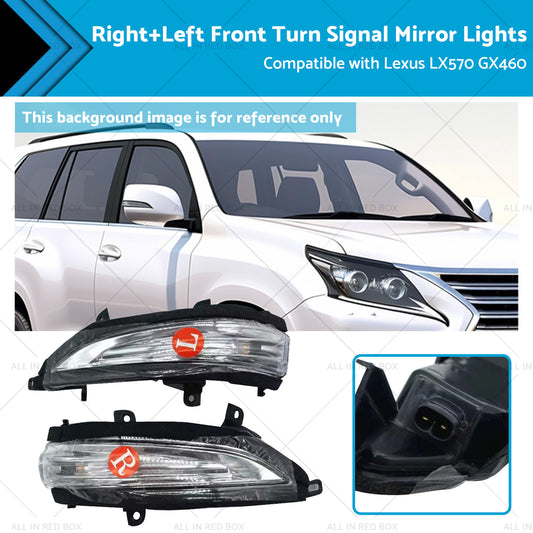 {{ RightLeft Front Turn Signal Mirror Lights Suitable for Lexus 13-20 GX460 LX570 }} - Buy Car Parts Online at {{ Kaka Auto Parts }}.