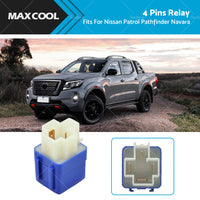 {{ Car Relay 4Pin Fit For Nissan Patrol GQ Y60 GU Y61 Pathfinder R50 Navara D22 D40 }} - Buy Car Parts Online at {{ Kaka Auto Parts }}.