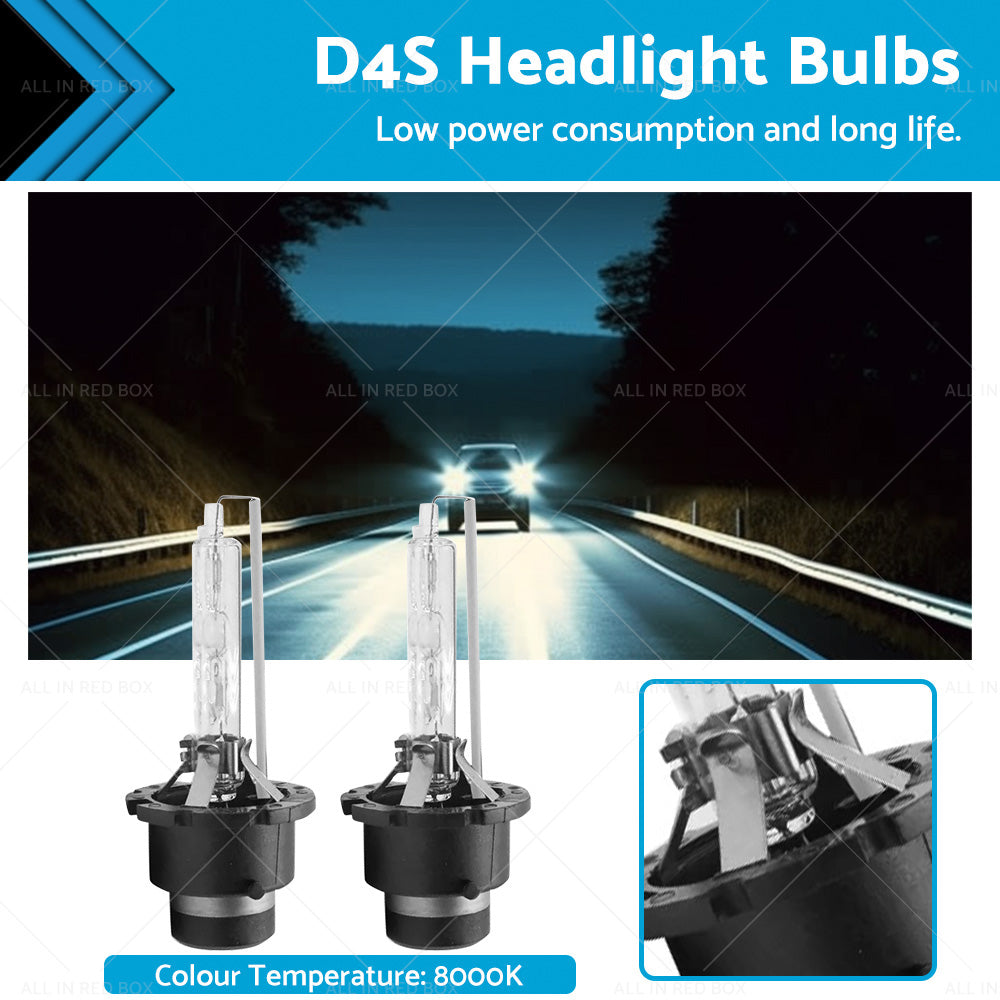 {{ 8000K D4S D4R HID Headlight Bulbs Suitable For Lexus Honda Mazda Toyota 35W }} - Buy Car Parts Online at {{ Kaka Auto Parts }}.