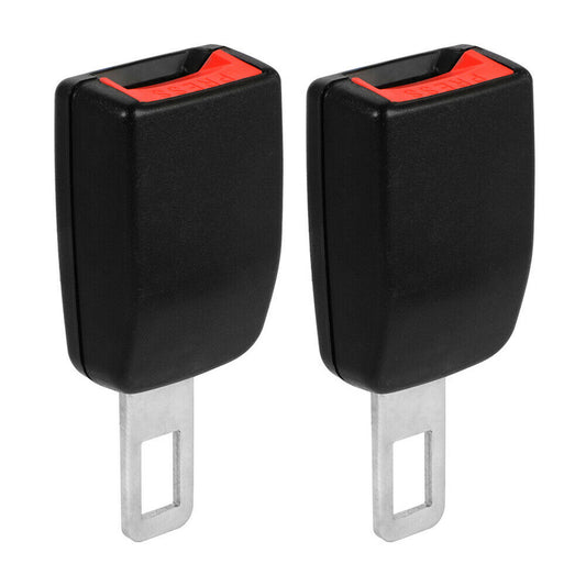 2x Seatbelt Extender Buckle Clip Universal Safety Seat Accessory for Car