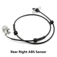 2 x ABS Sensors Rear Left  and  Right for Nissan Navara D22 D40 2005-2014 2. 5L 4. 0L