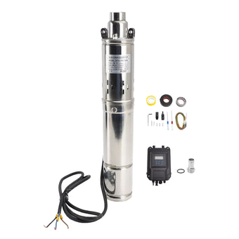 compare product 3in 72V 1.2KW Solar Bore Pump Submersible Deep Well MPPT Screw Head 180M