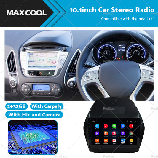 {{ 32G Car Stereo Radio Head Unit CarPlay 10. 1 inch  Android11 Suitable For Hyundai IX35 }} - Buy Car Parts Online at {{ Kaka Auto Parts }}.