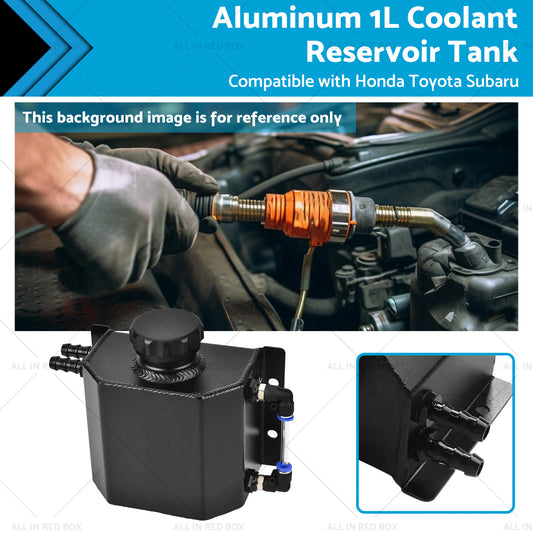 {{ 1L Aluminum Coolant Reservoir Tank Coolant Overflow Bottle Recovery Water Tank }} - Buy Car Parts Online at {{ Kaka Auto Parts }}.