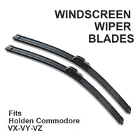 Frameless Windscreen Wiper Blades Pair Suitable For Holden Commodore VX / VY / VZ