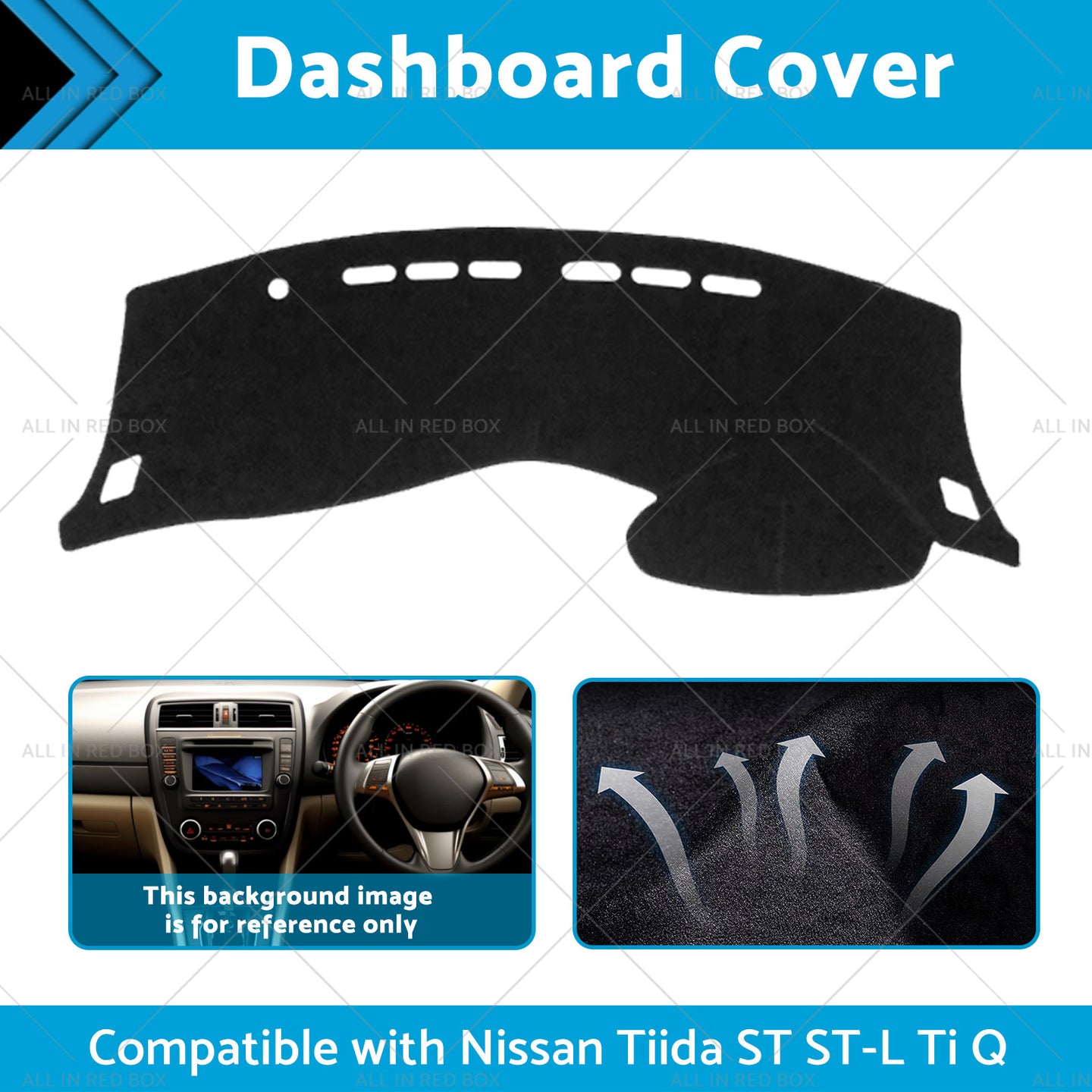 {{ Dash Cover Mat Dashboard Pat Suitable For Nissan Tiida C12 13-23 Dashboard Pad }} - Buy Car Parts Online at {{ Kaka Auto Parts }}.