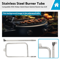 {{ Stainless Steel Burner Tube - Suitable For Weber Q300 or Q320 Q3000 or Q3200 Gas Grill }} - Buy Car Parts Online at {{ Kaka Auto Parts }}.