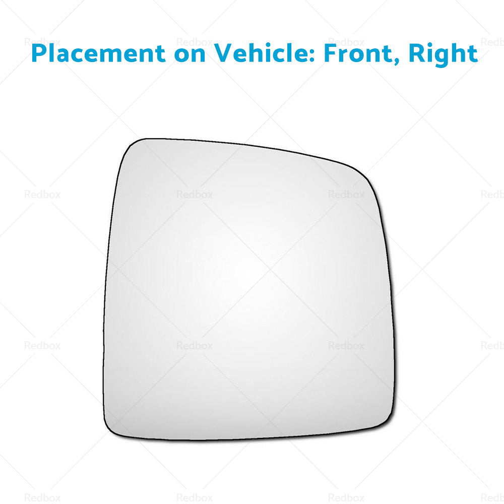 {{ Front Right Driver Side Mirror Glass Fits For Hyundai iMax iLoad TQ 2008-Onward }} - Buy Car Parts Online at {{ Kaka Auto Parts }}.
