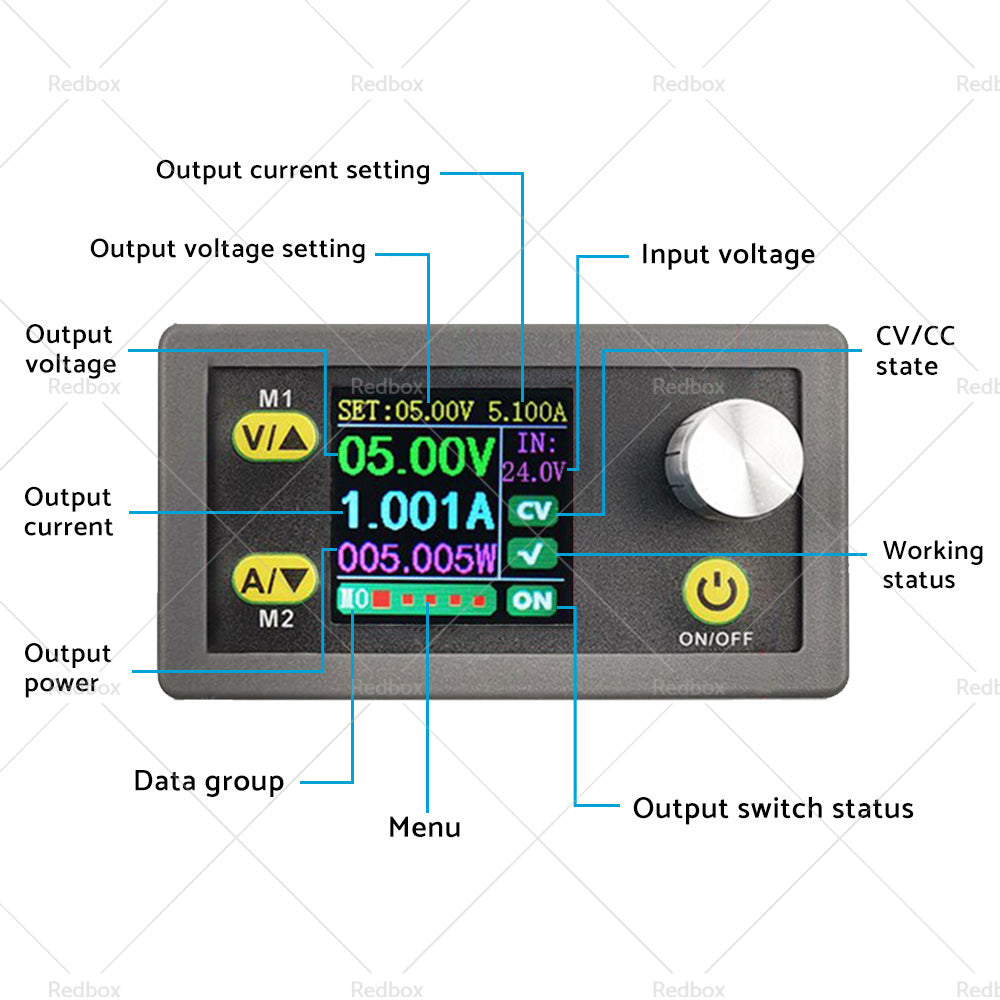 {{ DC 36V 5A 80W Adjustable Regulated Power Supply Buck Boost Converter DC CNC AU }} - Buy Car Parts Online at {{ Kaka Auto Parts }}.