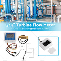 {{ Digital LED Turbine Gauge Kerosene Fuel Water Flow Meter Sensor Meter 3 or 4 inch }} - Buy Car Parts Online at {{ Kaka Auto Parts }}.