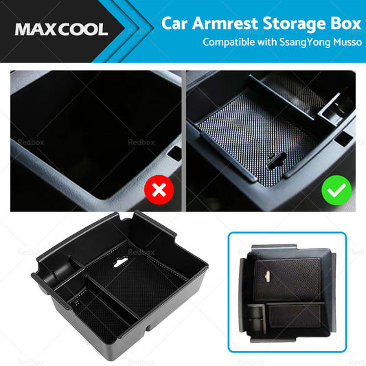 {{ Car Center Console Armrest Storage-Box Tray Suitable For SsangYong Musso 19-22 }} - Buy Car Parts Online at {{ Kaka Auto Parts }}.