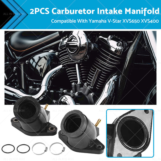 {{ Carburetor Intake Manifold Boots Suitable For Yamaha V-Star XVS650 XVS400 98-16 }} - Buy Car Parts Online at {{ Kaka Auto Parts }}.