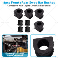 {{ 8x FrontRear Sway Bar Bushes Suitable for Toyota Landcruiser 80 Series 93-97 }} - Buy Car Parts Online at {{ Kaka Auto Parts }}.