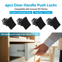 {{ 4pcs Handle Push Locks Square Shape Suitable for Caravan RV Marine Latch Knob }} - Buy Car Parts Online at {{ Kaka Auto Parts }}.