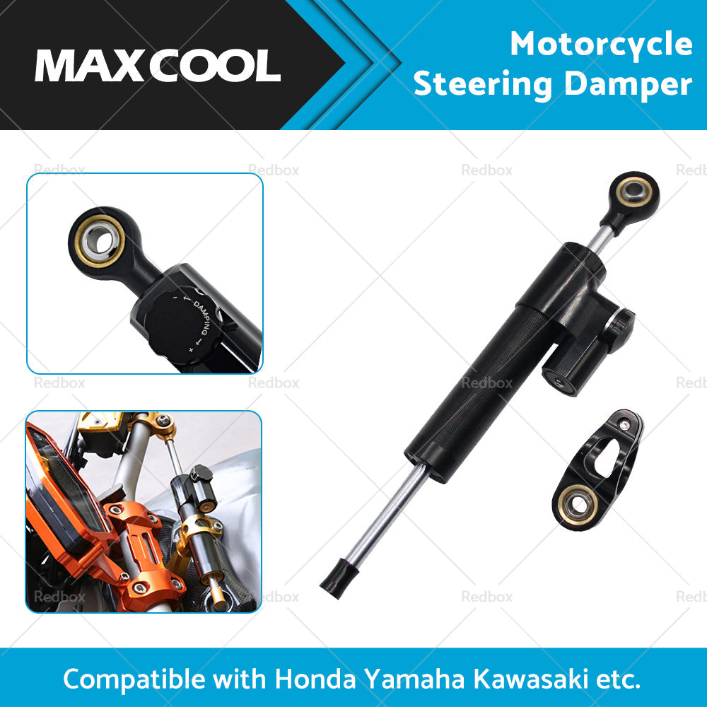 {{ Suitable for Honda Yamaha Kawasaki Motorcycle CNC Steering Damper Stabilizer }} - Buy Car Parts Online at {{ Kaka Auto Parts }}.