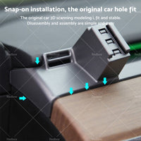 {{ 360隆茫 Rotation GPS Navigation Cell Phone Holder Stand Mount For Tesla Model 3 Y }} - Buy Car Parts Online at {{ Kaka Auto Parts }}.