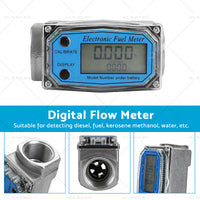 {{ 1 or 1. 5 or 2 inch Turbine Digital Diesel Water Fuel Flow Meter Oval Gear Flow Gauge }} - Buy Car Parts Online at {{ Kaka Auto Parts }}.