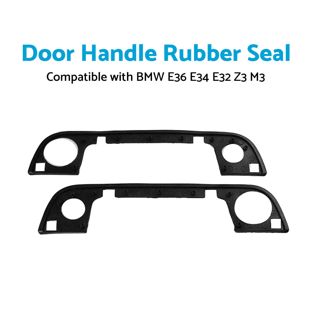 2PCS Exterior Door Handle Rubber Seals Set Suitable for BMW E36 E34 E32 Z3 M3