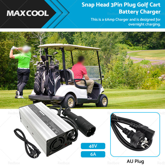 {{ 48V or 6A Snap Head 3Pin Plug Golf Cart Battery Charger Suitable For EZ-GO TXT Club }} - Buy Car Parts Online at {{ Kaka Auto Parts }}.