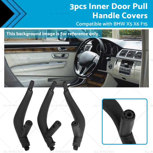 {{ 3x Inner Door Pull Handle Covers Suitable for BMW X5 X6 F15 F16 F85 }} - Buy Car Parts Online at {{ Kaka Auto Parts }}.