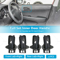 {{ 4X Front Rear Left Right Inner Door Handle For Hyundai i30 FD Hatch Wagon 07-12 }} - Buy Car Parts Online at {{ Kaka Auto Parts }}.