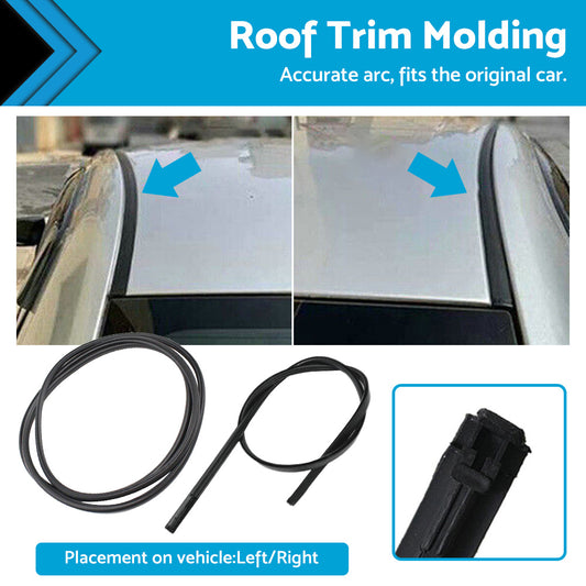 {{ 2x Roof Drip Moulding Left  and  Right Side Suitable For Toyota 07-11 Yaris Sedan }} - Buy Car Parts Online at {{ Kaka Auto Parts }}.
