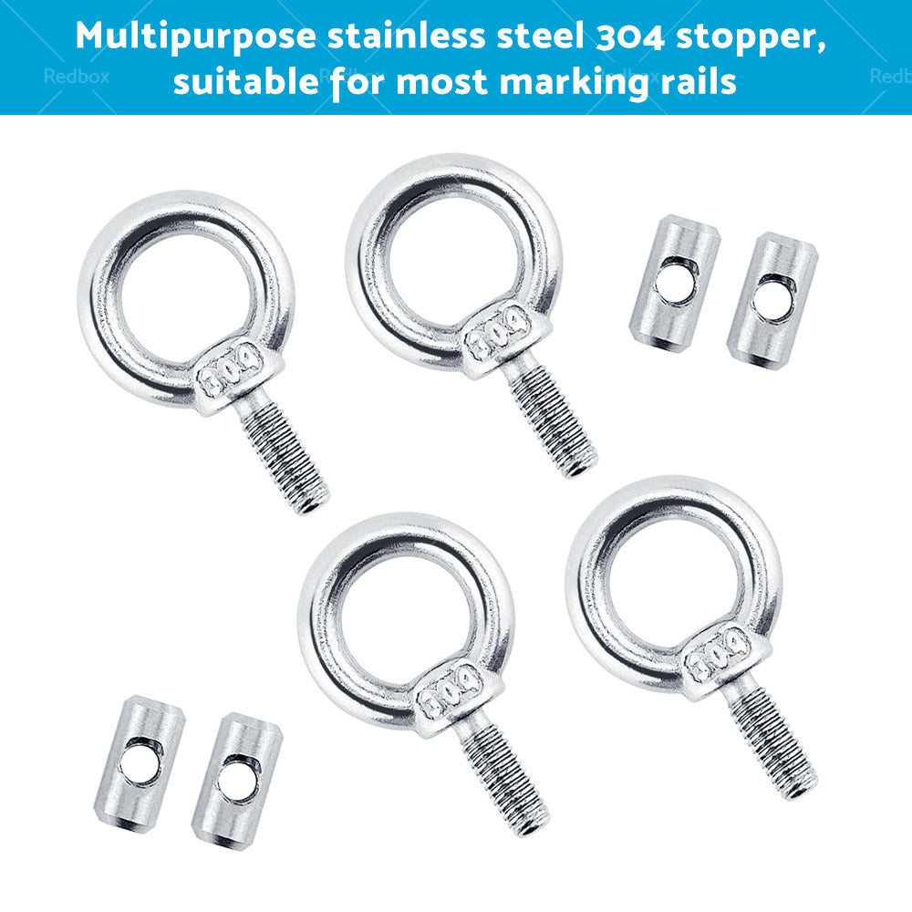 {{ 4 PCS Awning Rail Stoppers Rail Track Screws for Boat RV Caravan Stainless Steel }} - Buy Car Parts Online at {{ Kaka Auto Parts }}.
