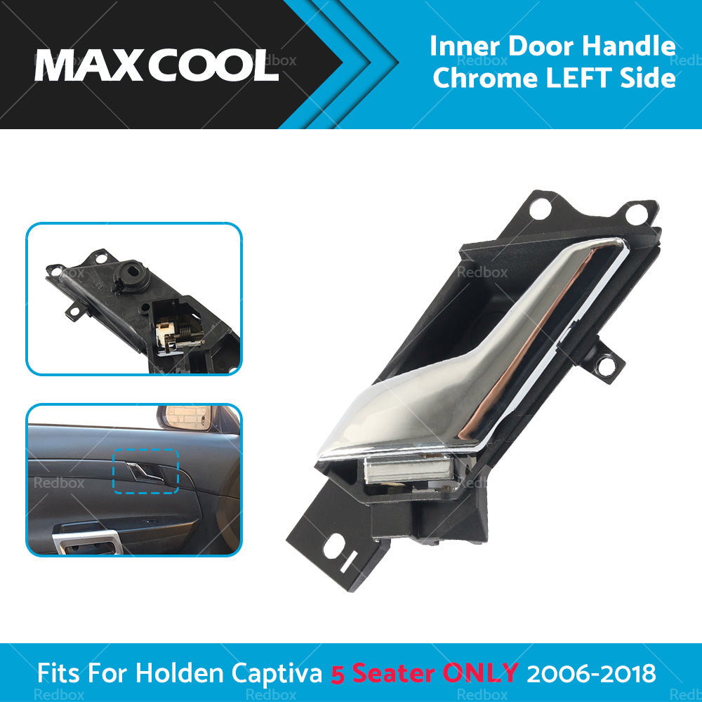 {{ Left Inner Door Handle Chrome Fit For Holden Captiva 5 Seater 2006 - 2018 }} - Buy Car Parts Online at {{ Kaka Auto Parts }}.