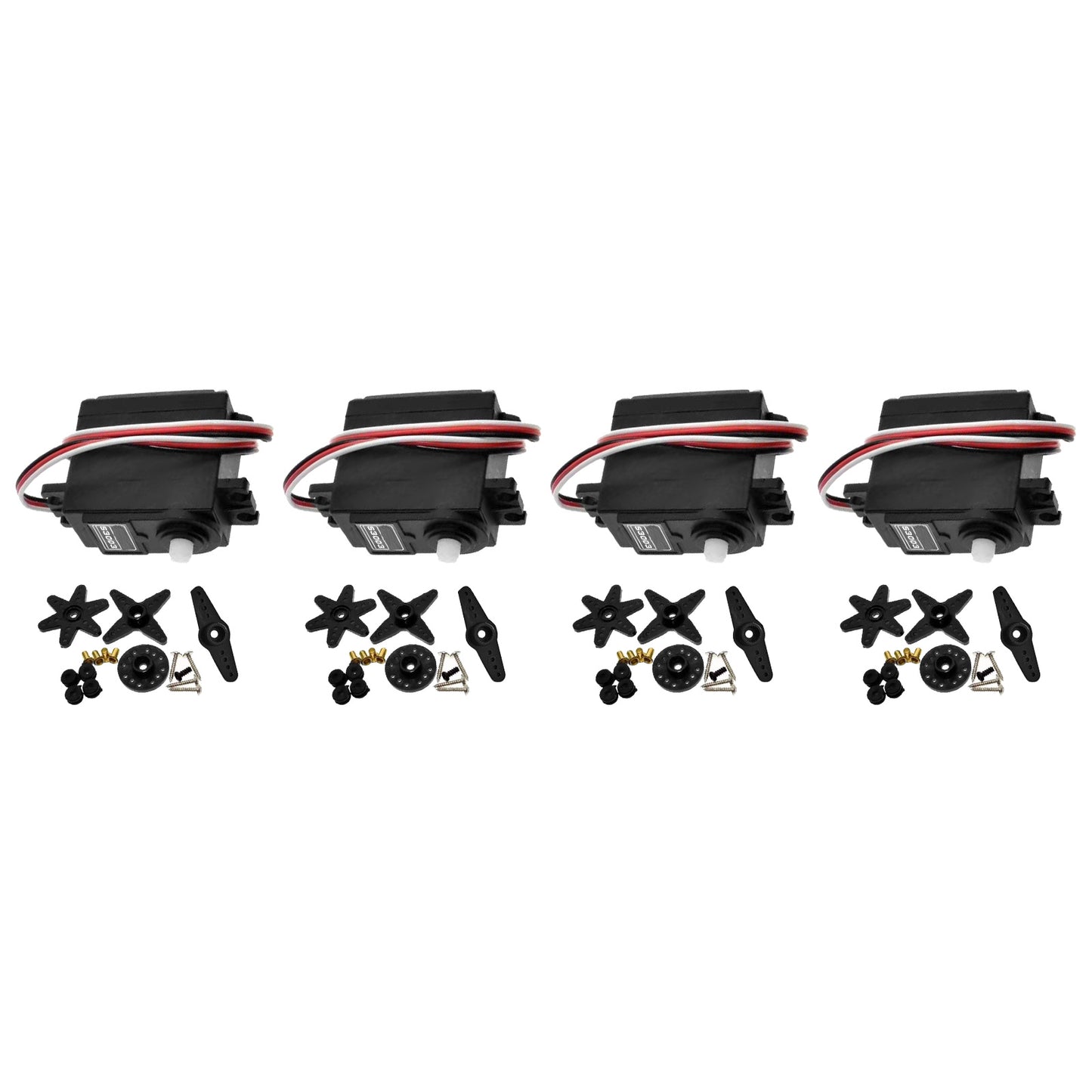 High Torque Standard Servos 4x Suitable For Futaba S3003 RC Car / Plane / Boat / Helicopter