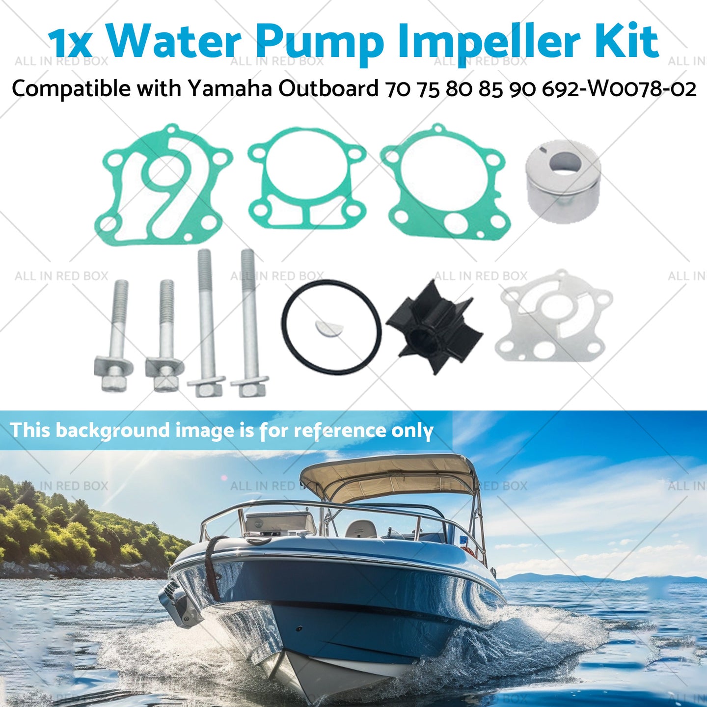 {{ Water Pump Impeller Kit Suitable for Yamaha Outboard 70 75 80 85 90 692-W0078-02 }} - Buy Car Parts Online at {{ Kaka Auto Parts }}.