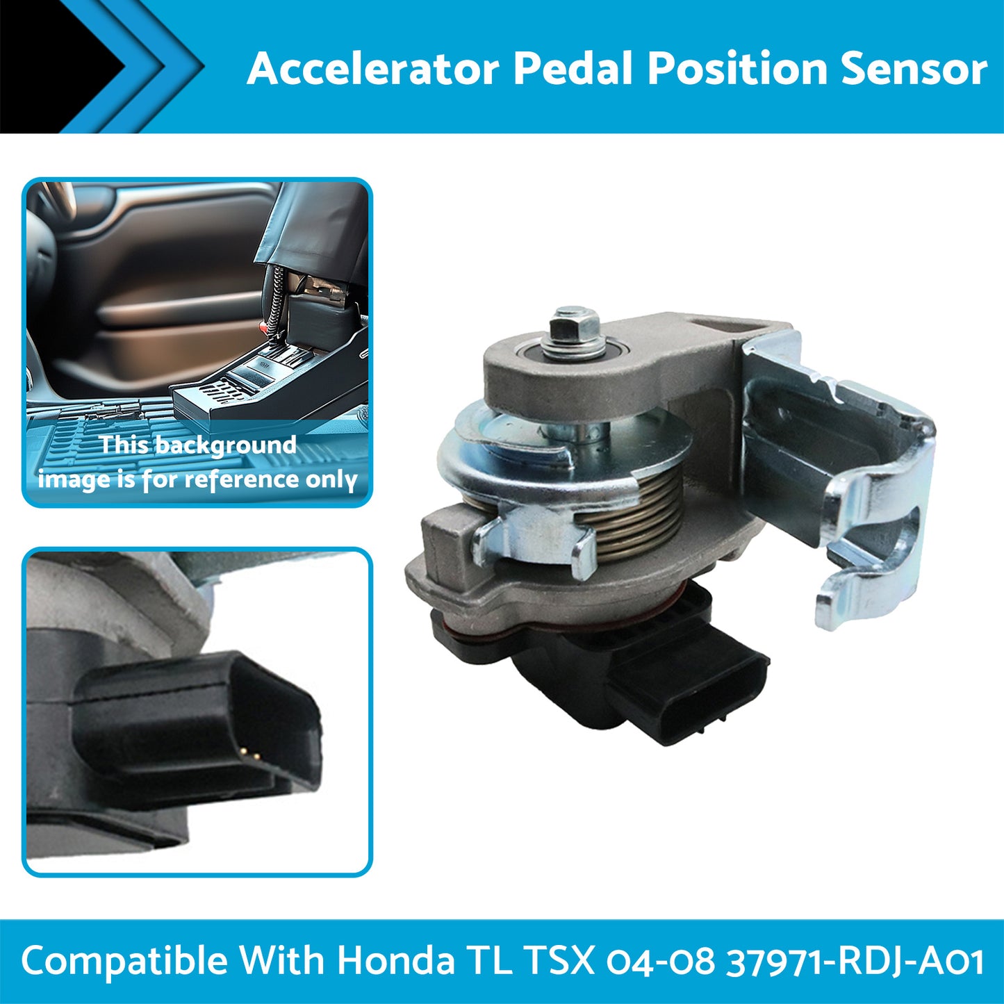 {{ Accelerator Pedal Position Sensor Suitable For Honda TL TSX 04-08 37971-RDJ-A01 }} - Buy Car Parts Online at {{ Kaka Auto Parts }}.