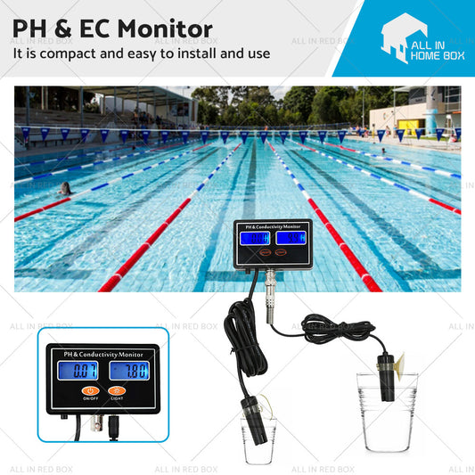 {{ Online PH  and  EC Conductivity Monitor Meter Tester Rechargeable Aquaculture Pond }} - Buy Car Parts Online at {{ Kaka Auto Parts }}.
